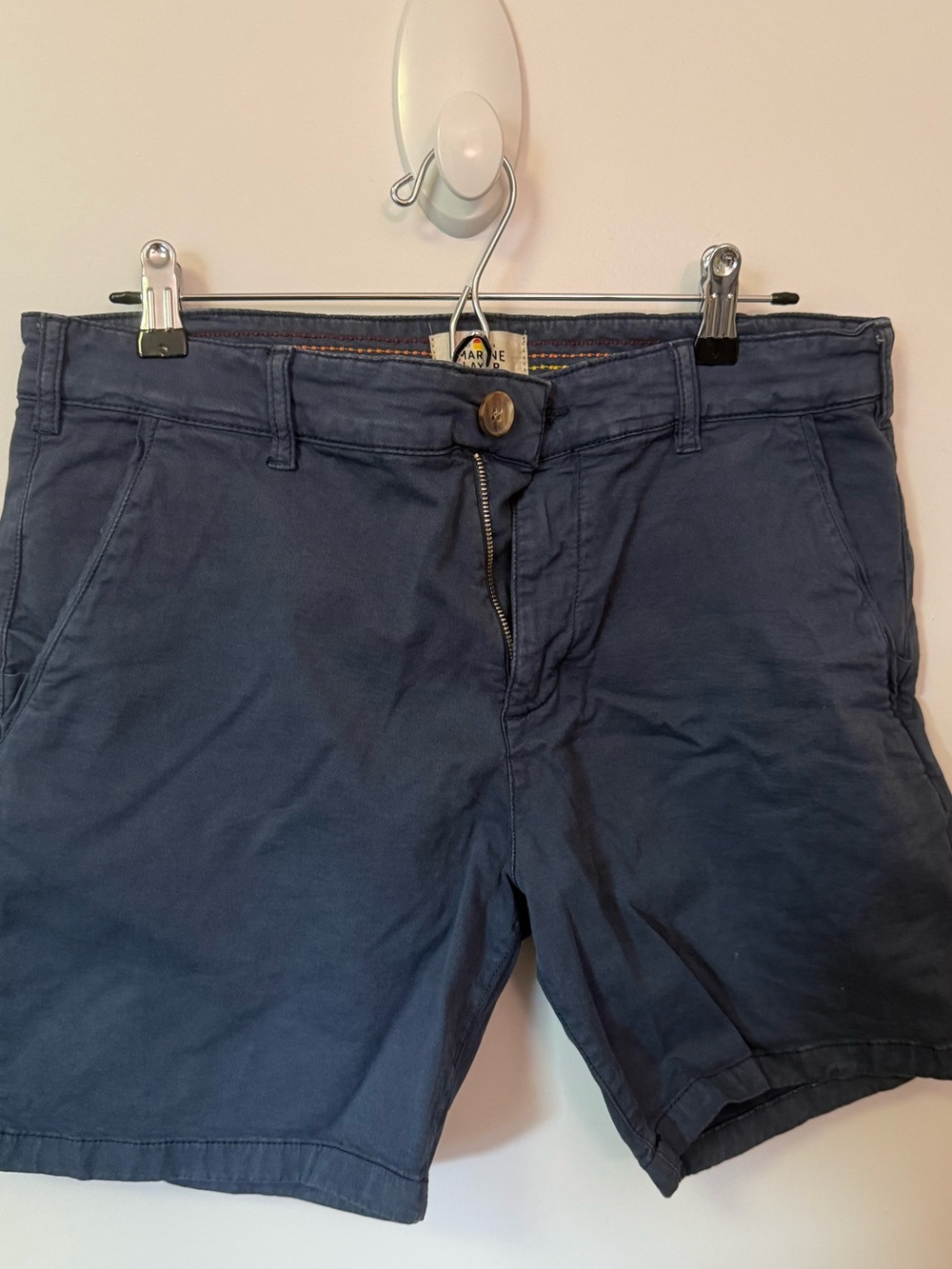 Men's Marine Layer Navy Casual Cotton Shorts